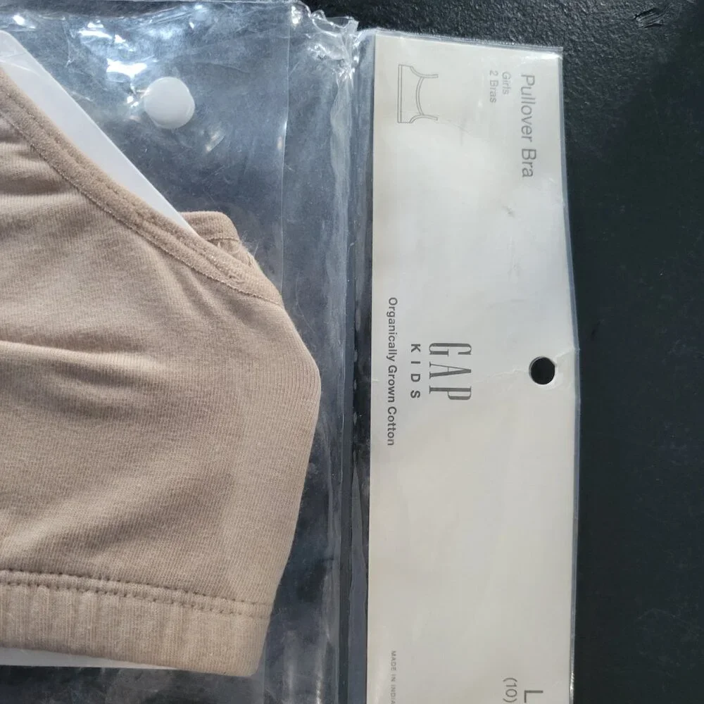 NWT GAP girls basic bra 2 pack (Inv #117)